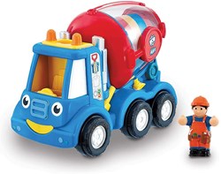 WOW Toys speelgoedvoertuig cementmixer Mike bouwplaats