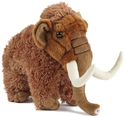 Living Nature knuffel Woolly Mammoth groot pluche speelgoed