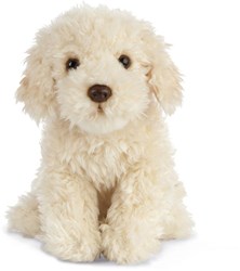 Living Nature knuffel Labradoodle pluche hond 20cm speelgoed