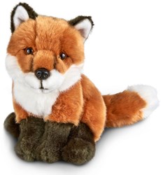 Living Nature knuffel vos medium 27 cm duurzaam speelgoed
