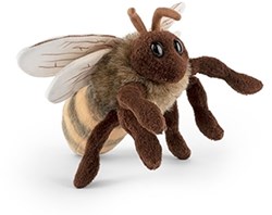 Living Nature knuffel bij Europese honingbij pluche speelgoed