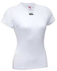 Canterbury sportshirt dames korte mouw wit - Baselayer hot M