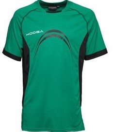 Kooga sport T-shirt groen - trainingsshirt maat 116 voor kinderen