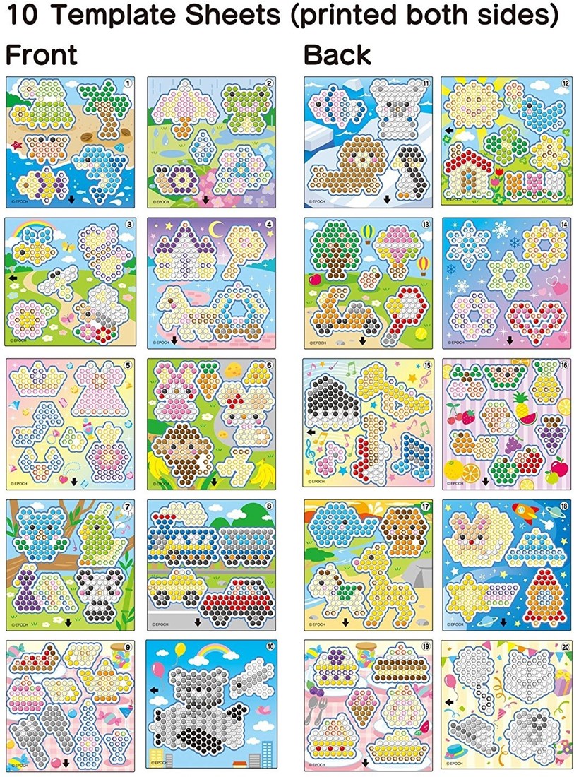 Aquabeads knutselen patroonvellenset