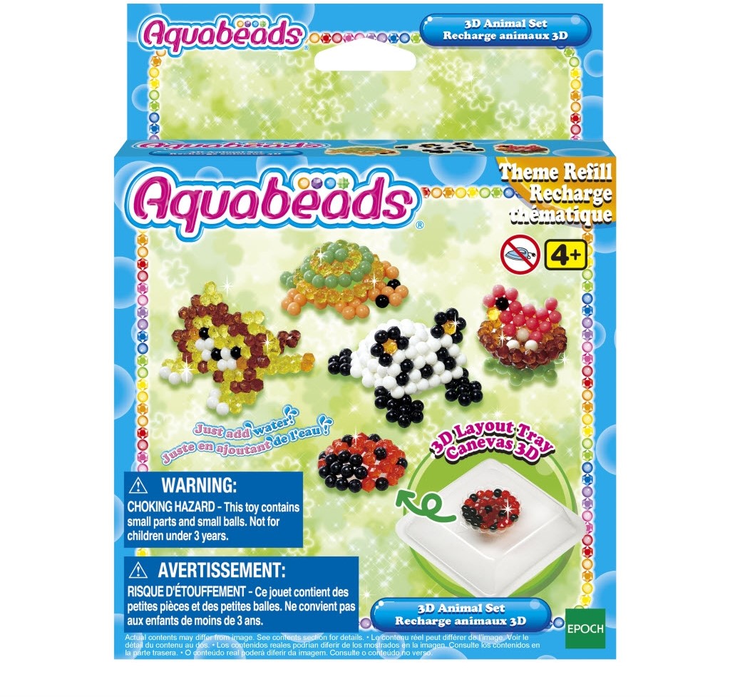 Aquabeads Navulling 3D Dierenset 31447
