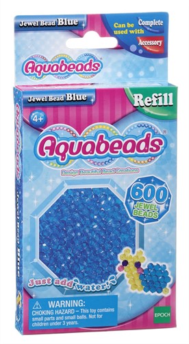 Aquabeads blauwe juweelparels