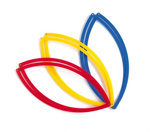 TickiT educatieve sorteerringen set - 25cm - kleurrijk speelgoed