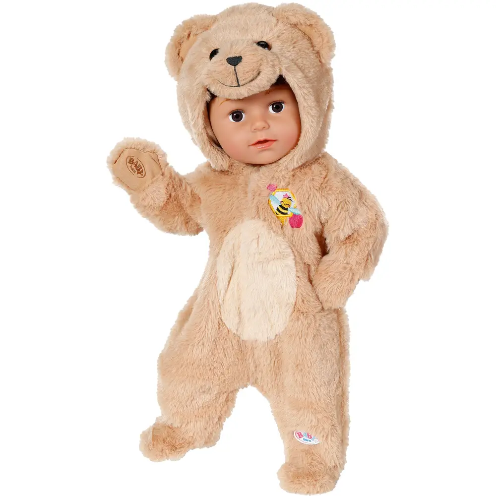 BABY born berenpak poppenoutfit 43cm - knuffelbare verkleedset