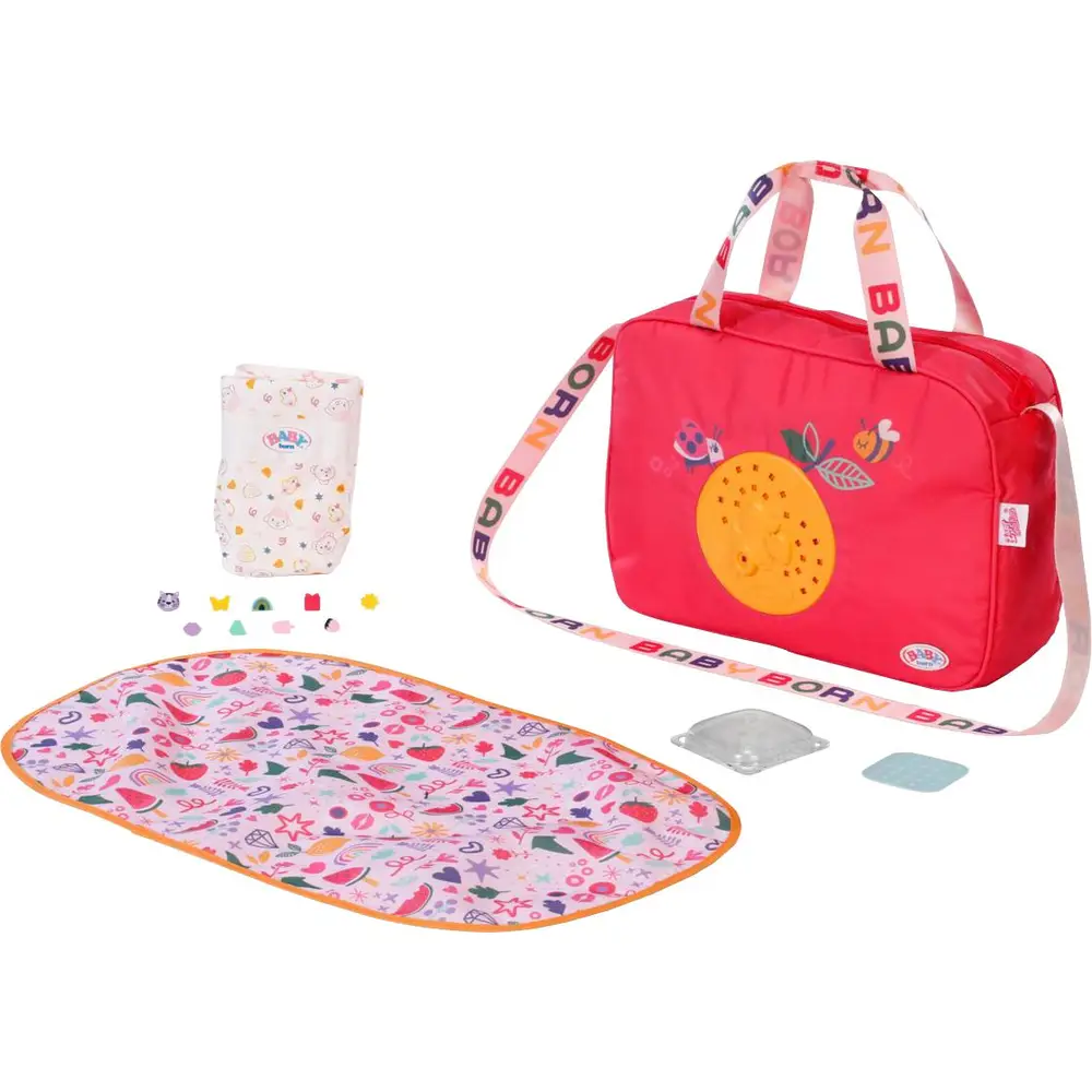 BABY born luiertas poppenaccessoire met pins voor creatief speelplezier