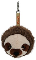 One Love bedel speelgoed luiaard Ollie bruin crème sleutelhanger