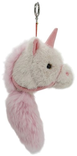 One Love eenhoorn bedeltje wit roze - sieraden accessoire-3