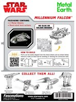 Eureka bouwpakket Star Wars Millennium Falcon metaal model-3