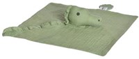 Tikiri knuffeldoekje krokodil - biologisch katoen baby comforter-3