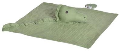 Tikiri knuffeldoekje krokodil - biologisch katoen baby comforter-3