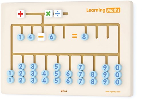 Viga Toys Wandspel - leren rekenen