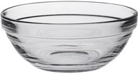 Duralex serveerschaal glas stapelbaar 12cm transparant set van 6