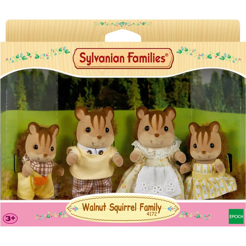 Sylvanian Families Familie Walnoot Eekhoorn poppenhuis figuren 4172