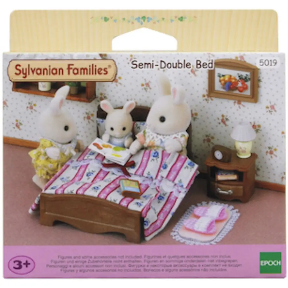 Sylvanian Families twijfelaar-bed poppenhuisinrichting bedset 5019