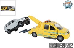 Kids GLOBE takelwagen speelgoed 26cm met licht en geluid - kunststof