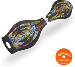 Schildkröt waveboard graffiti Good Vibes - funsport speelgoed
