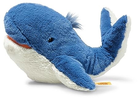 Steiff pluche Tory blue whale, medium blue - 28 cm