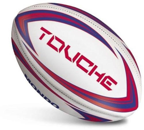 Mondo rugbybal Touche 29cm multicolor - rugby speelgoedbal-3