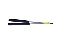 Eureka Aluminium Diabolo Stokken Zwart - 32,5 cm - Speelplezier