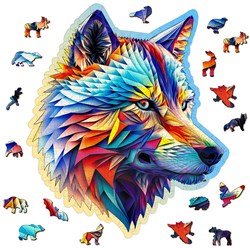Wooden.City houten puzzel - wolf - 250 stukjes - educatief speelgoed