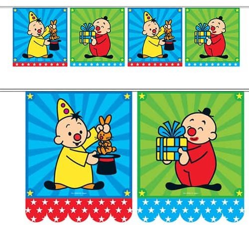 Folat Bumba vlaggenlijn kunststof 10 meter kinderfeestje decoratie-3