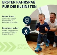 Hudora rolschaatsen LED verstelbaar maat 26-29 voor kinderen-3