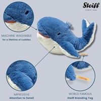 Steiff pluche Tory blue whale, medium blue - 28 cm-2