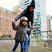Hudora rolschaatsen LED eenhoorn verstelbaar maat 30-33 kinderen-2