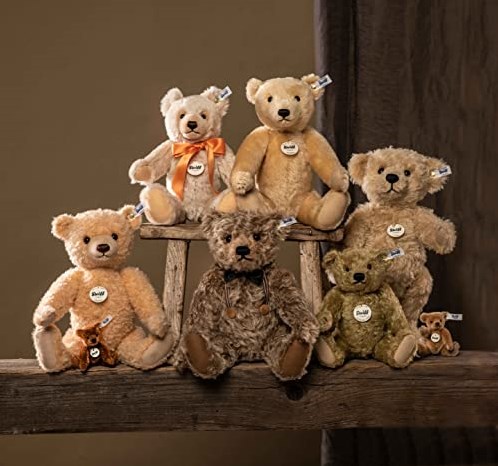 Steiff pluche Frederic Teddy bear, dark brown - 34 cm-2