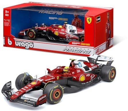 Bburago F1 raceauto Ferrari SF-25 2025 Hamilton 1:18 speelgoedauto
