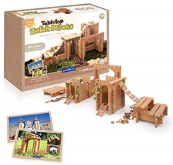 Guidecraft bouwblokken speelgoed - Tabletop Notch Blocks Western 129-delig