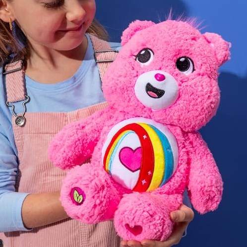 Care Bears knuffelbeer eco-vriendelijk Cozy Cheer Bear 35cm roze-2