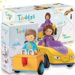 Toddys speelgoedfiguren display box - 20 stuks - educatief en creatief