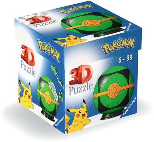 Ravensburger 3D puzzelbal Pokémon Dusk Ball - 54 stukjes - speelgoed