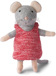 Het Muizenhuis knuffel muis Julia - pluche pop voor kinderen