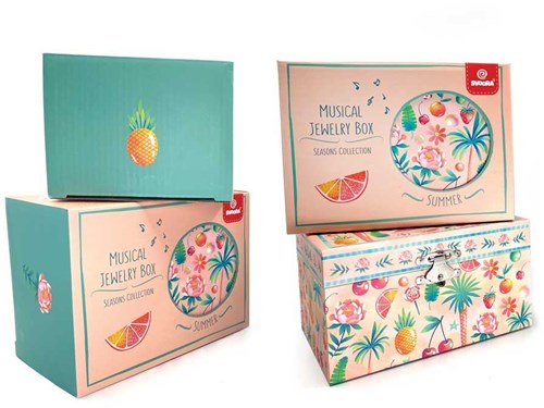 Svoora juwelendoos muziek zomer sieradendoos voor kinderen multicolor-2
