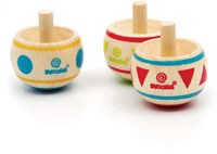 Svoora houten tol speelgoed Indie 3 designs FSC 6+ 80 stuks-2