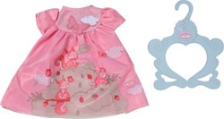 Baby Annabell poppenjurk roze 43 cm dierenprint kleding