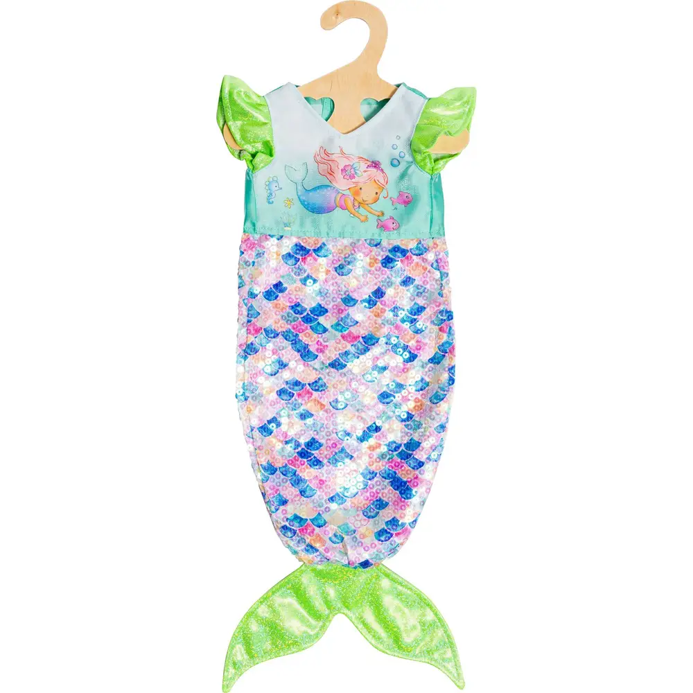 Heless poppenkleding zeemeermin Yara 35-45 cm glitterjurk