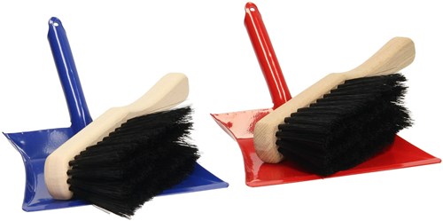 Goki stoffer en blik metaal voor kinderen - schoonmaak speelgoed-2