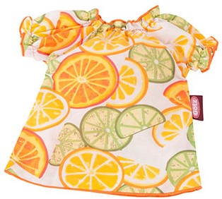 Götz Basic Boutique, jurk ""Lemon"", babypoppen 42-46 / staanpoppen 45-50