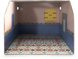 Het Muizenhuis speelgoed kartonnen badkamer - Sam en Julia miniatuurset
