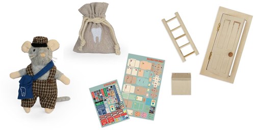 Het Muizenhuis cadeau set - Sam en Julia tandenmuis speelgoedset