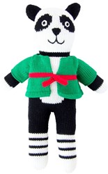 Global Affairs knuffel panda gebreid Fu 36 cm speelgoed