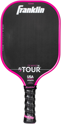 Franklin FS Tour Tempo Pickleball Paddle - Pink - 16mm