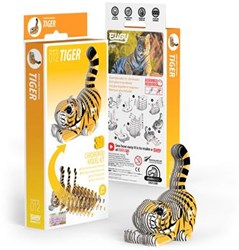 Eugy 3D bouwpakket tijger - creatief speelgoed knutselen